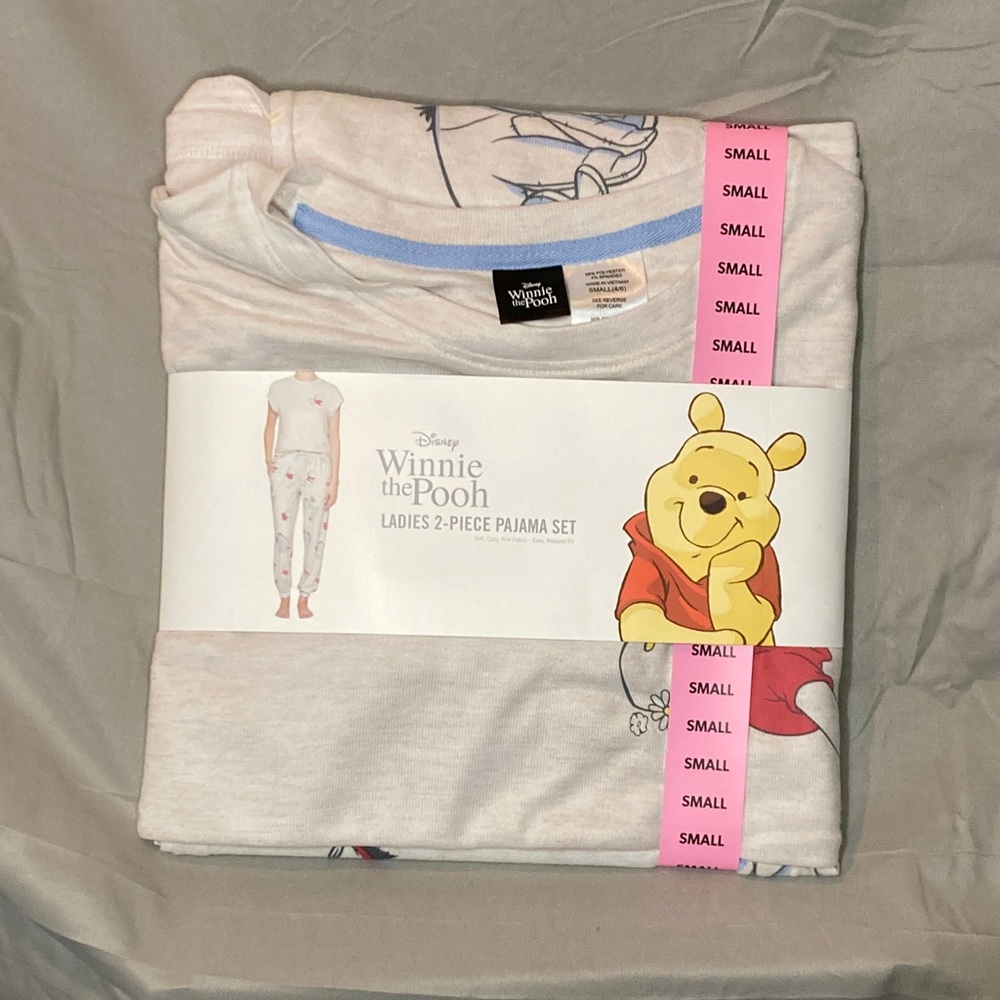 Disney Winnie the Pooh Ladies Pajama Set - Cream